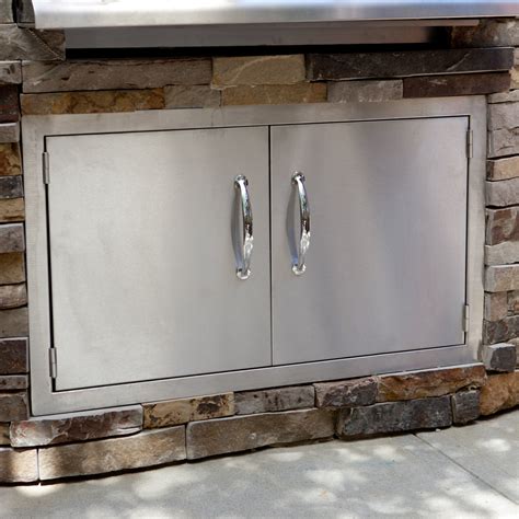 stainless steel outdoor cabinet doors